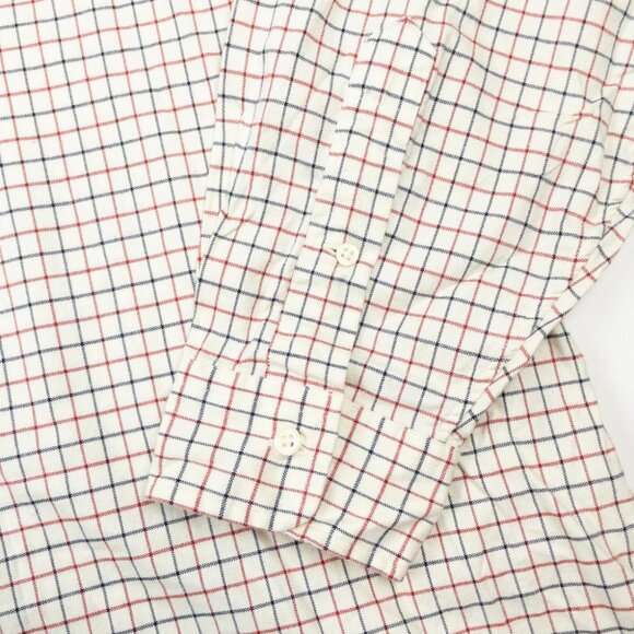 Polo Ralph Lauren 4XLT Tall Men's Shirt Button-Down White Graph Check Flannel - Picture 5 of 14